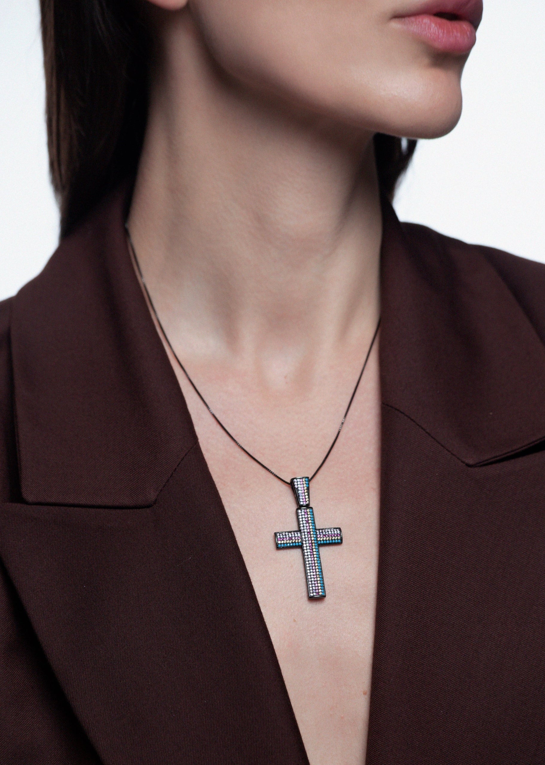Classic Cross Charm Necklace