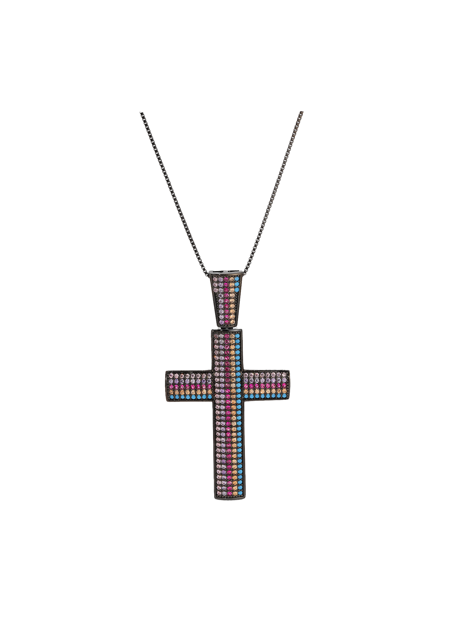 Classic Cross Charm Necklace