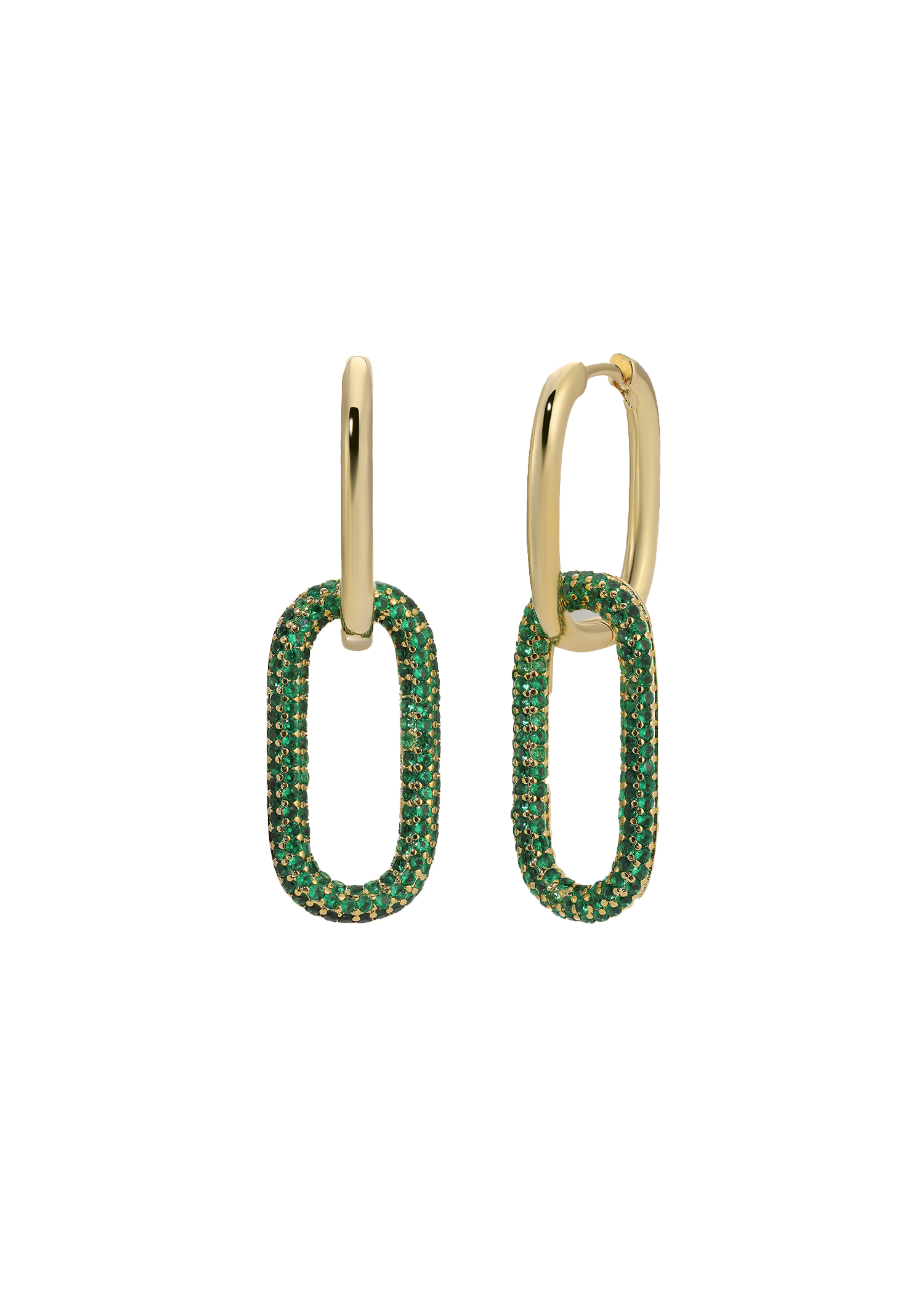 Convertible Tube Style Drop Huggies in Green