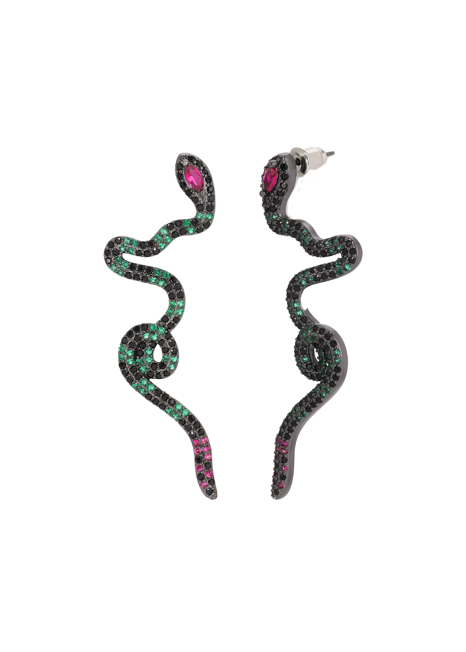 Snake Multi-color Earrings