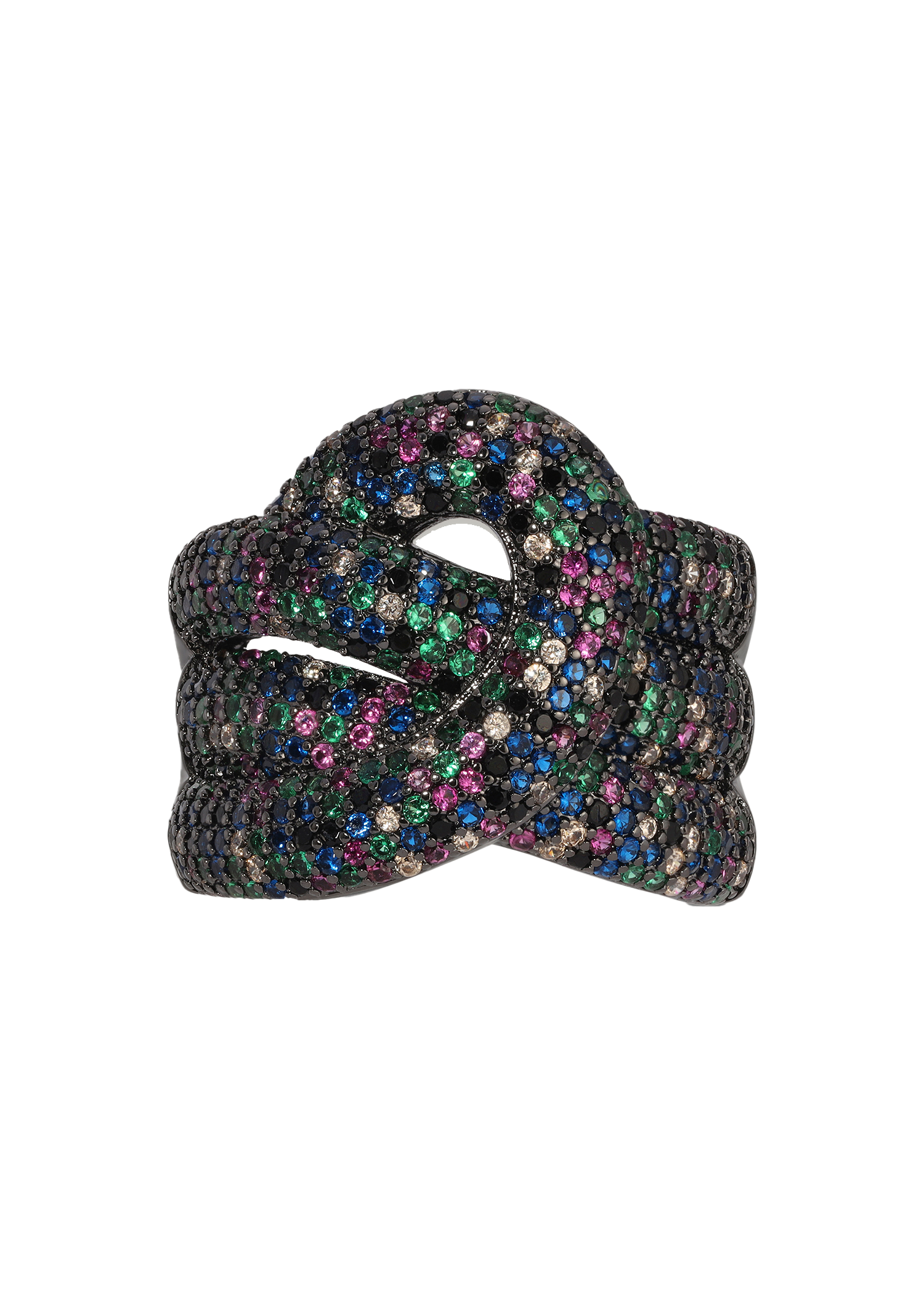 Curved Shaped Vintage Band Ring