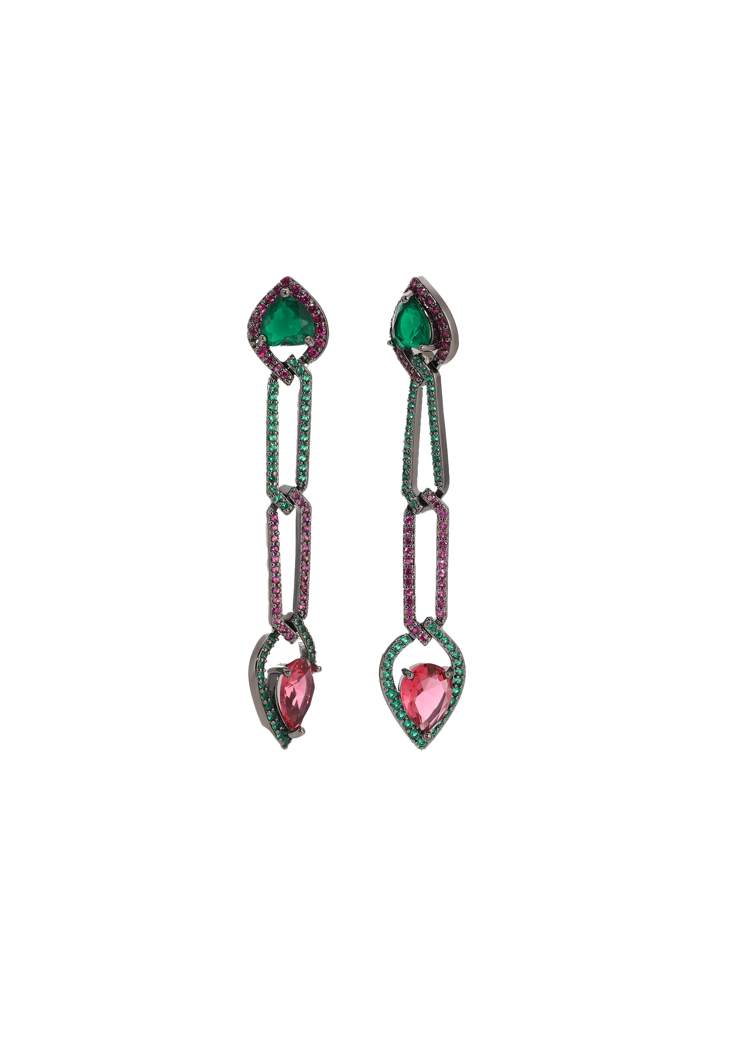 Pear Shape Vintage Drop Earrings