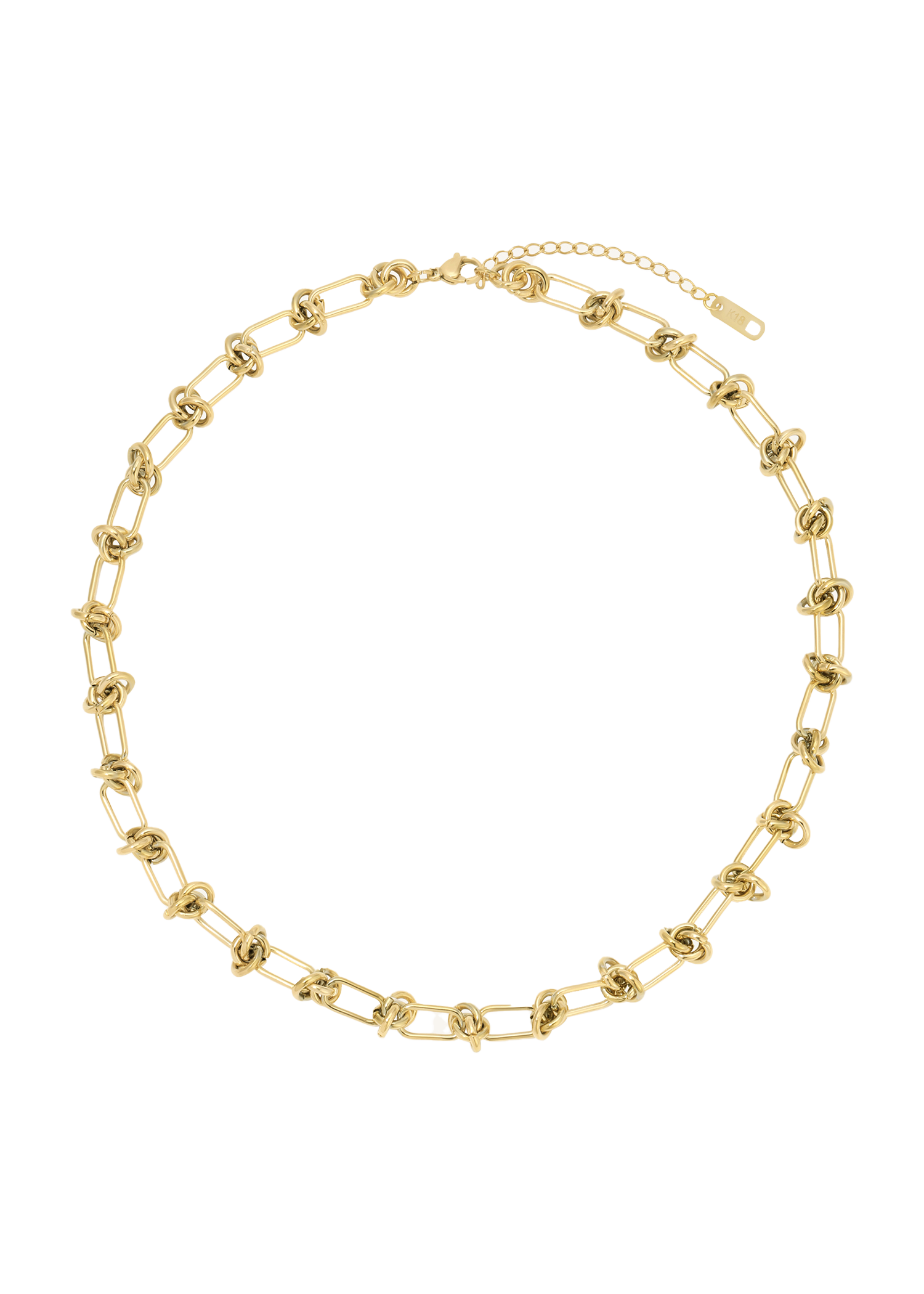 Chunky Rope Knotted Chain Necklaces