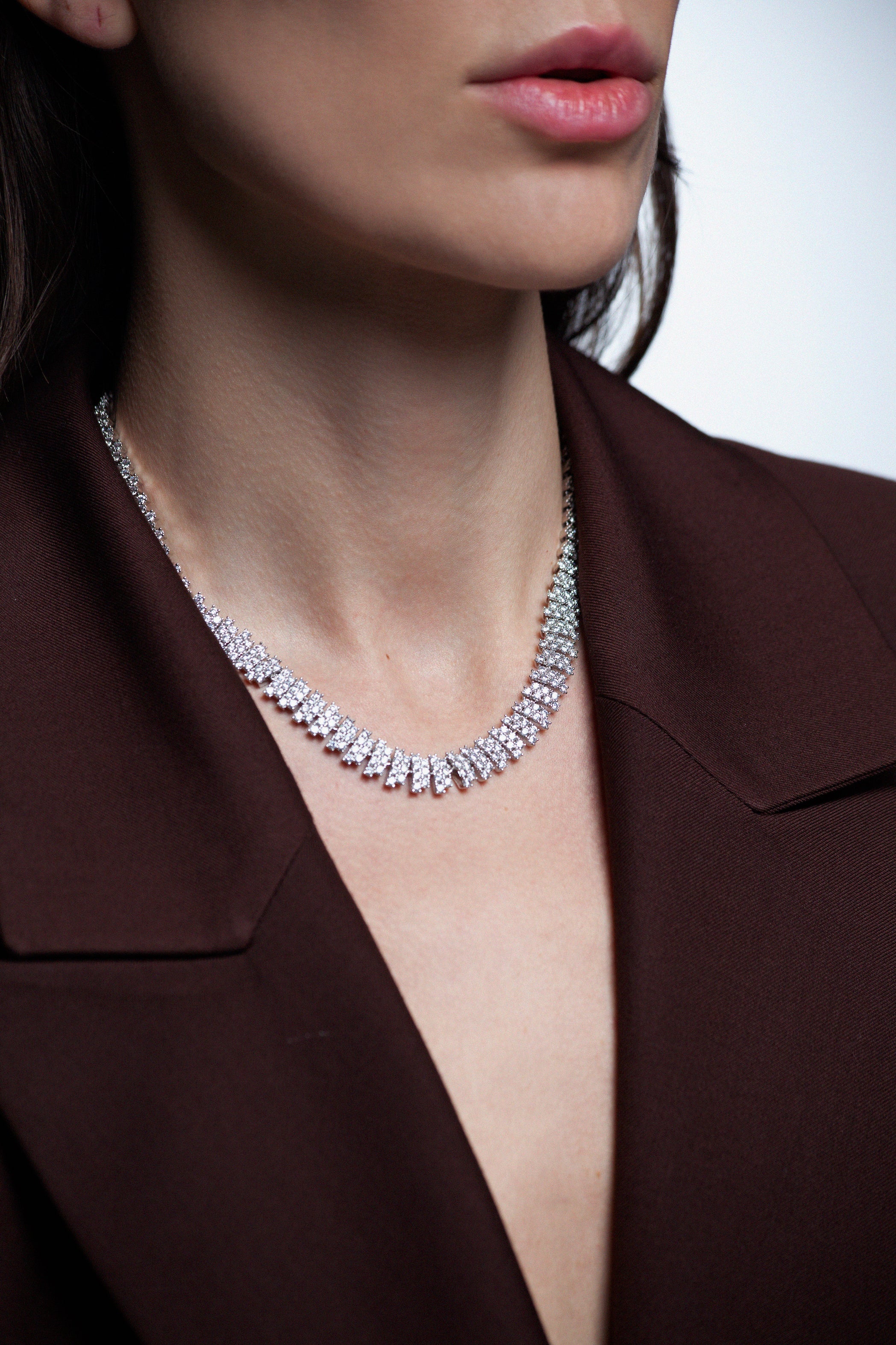 Vintage Style Two Step Statement Necklace